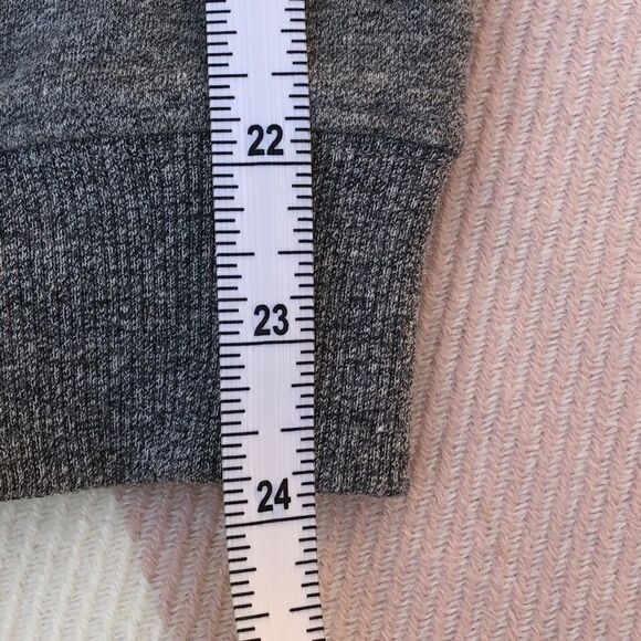 Lucy Activewear 2 Tone Gray Long Sleeve Sweatshirt - Picture 10 of 10